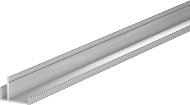 GS Terrassen Blendehalterprofil aus Aluminium in Silber, B/H/L: 35 x 3,5 x 2000 mm - Bild 1