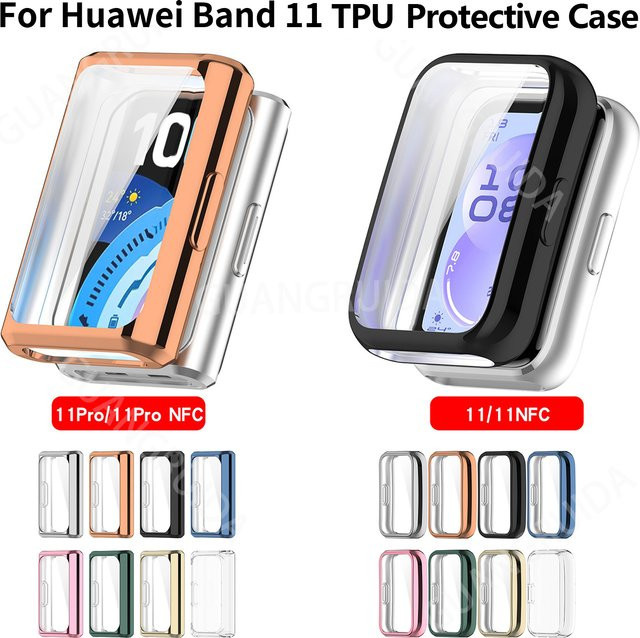 Huawei Uhrenzubehör, Schutzhüllen für Huawei Band 11 NFC, TPU, transparent - Bild 1