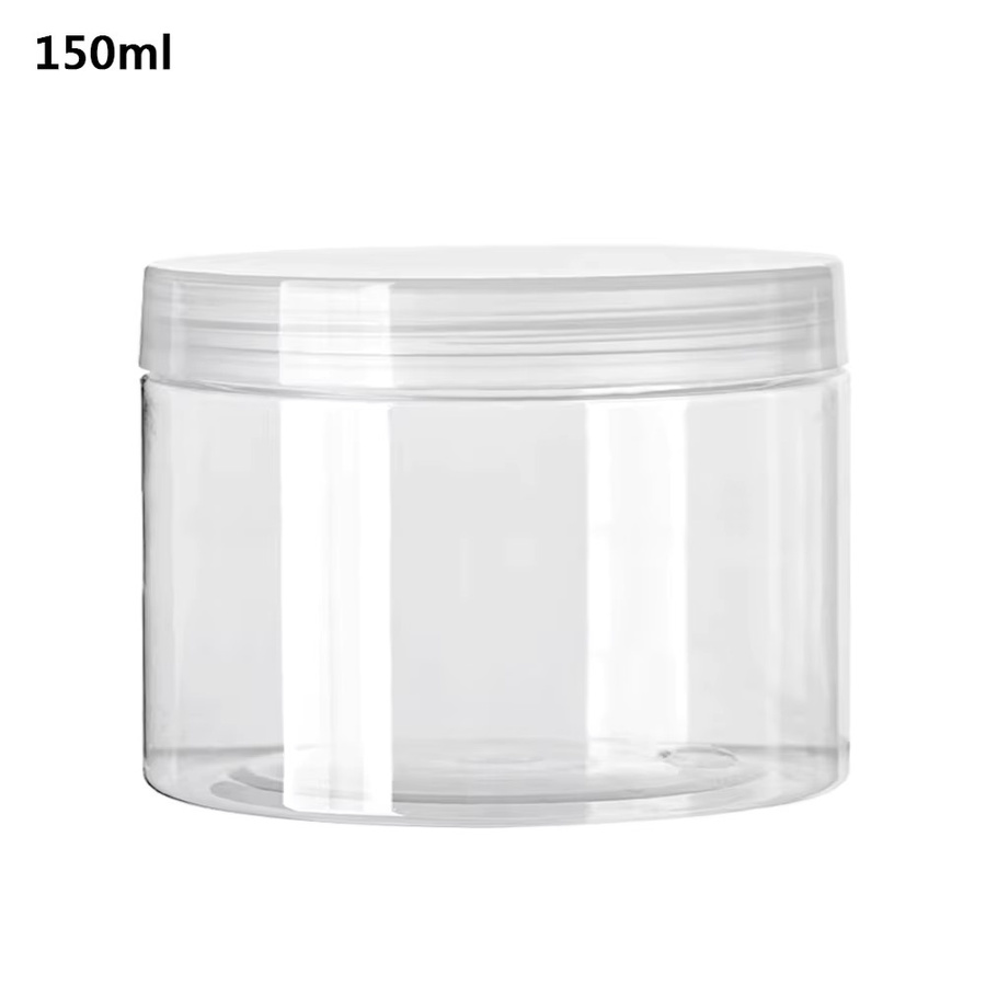 12 Stück transparente Kunststoff-Aufbewahrungsdosen mit Schraubverschluss für Lebensmittel, 50 ml bis 250 ml - Bild 1