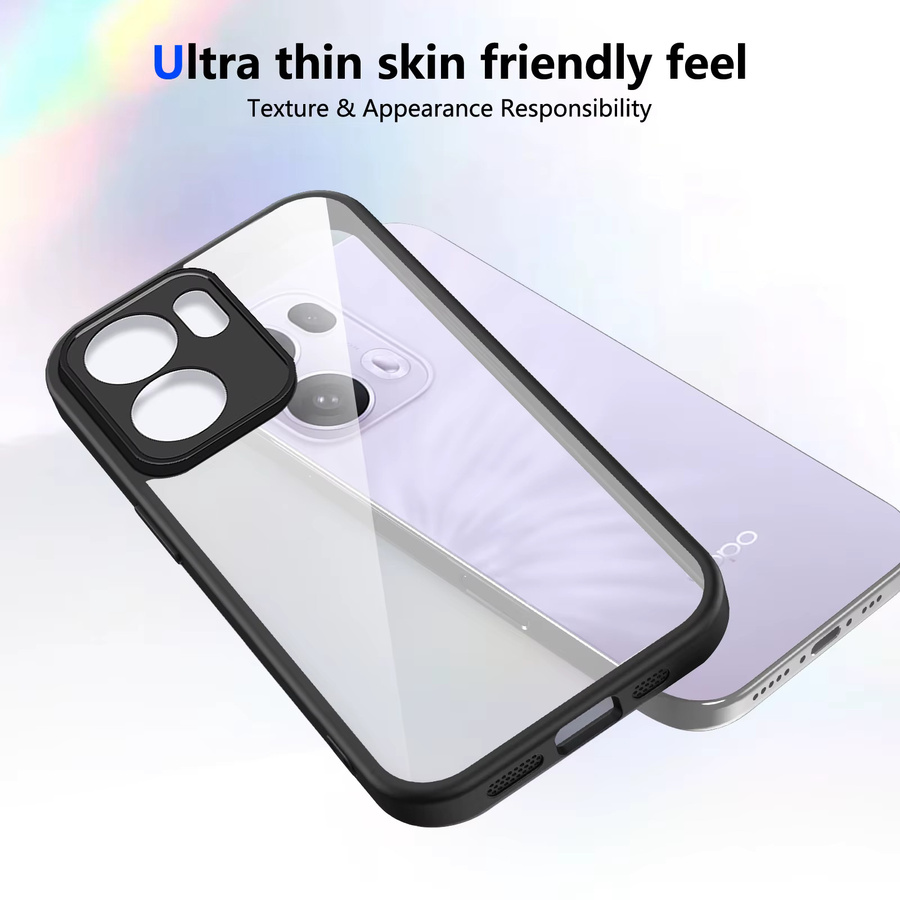 Stoßfeste matte Schutzhülle für Oppo Reno Serie in Transparent oder Schwarz - Bild 5