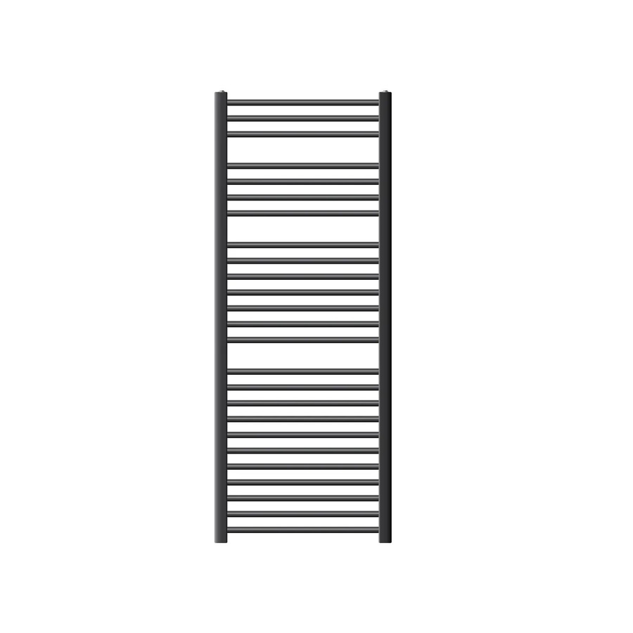 LuxeBath Badheizkörper Sahara Anthrazit gebogen mit Seitenanschluss, B: 60 cm, H: 150 cm - Bild 3