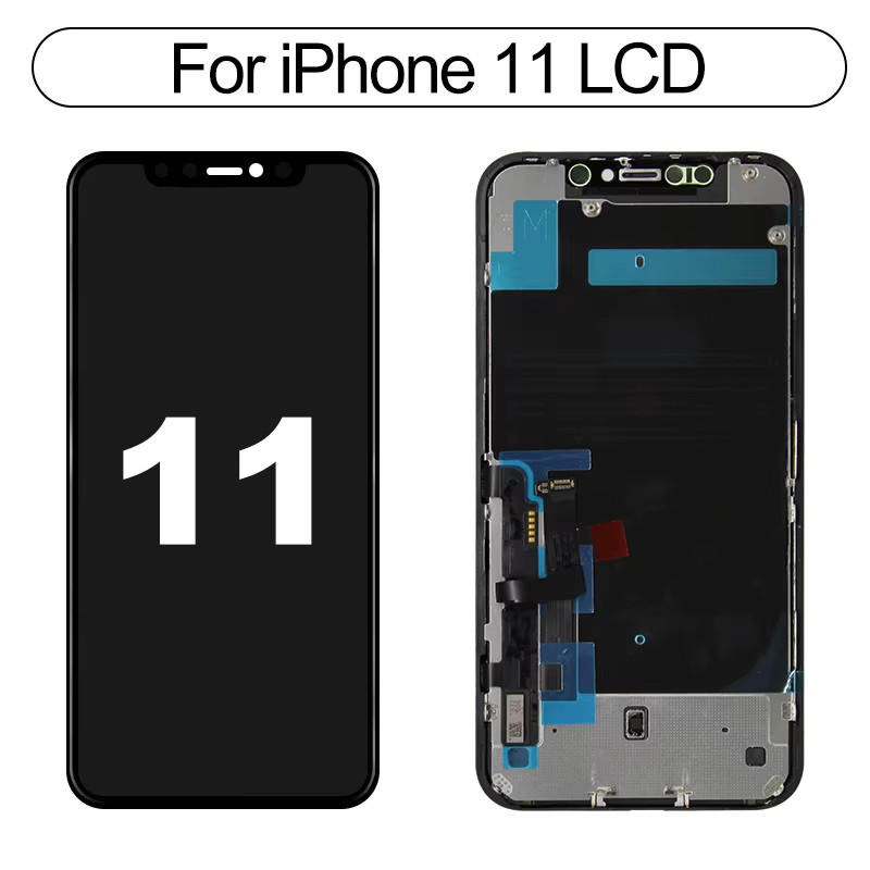 OLED LCD Display Ersatz für Apple iPhone 12 12 Pro Max und iPhone 11 11 Pro Max in Schwarz mit Incell-Technologie und ohne Pixelfehler - Bild 2
