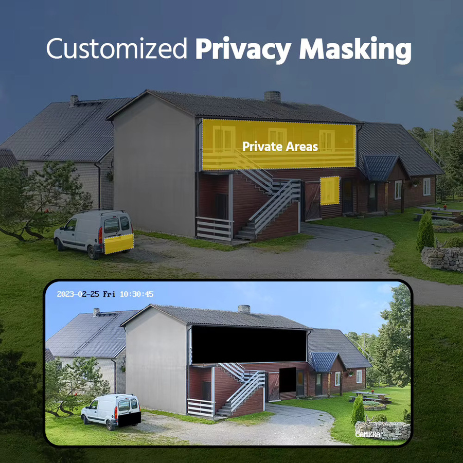 ANNKE 8CH 5MP CCTV Video Überwachungssystem mit Dual-Light Nachtsicht und Audio-Funktion in Weiß - Bild 3