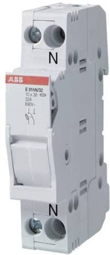 ABB Sicherungshalter 2-polig 30A 600V in Weiß - Bild 1
