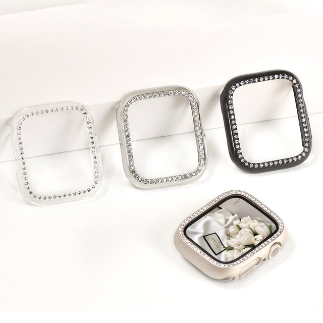 LCAPLE Uhrengehäuse für Apple Watch, Silber, PC, Unisex - Bild 1