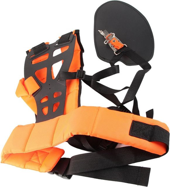 Ergonomischer Schultergurt für Rasenmäher und Freischneider von mfySpace in Orange - Bild 1