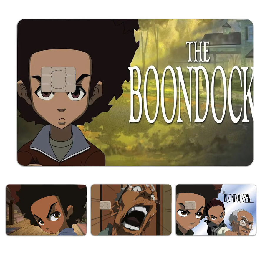Wasserdichter Die Boondocks Kreditkarten Aufkleber in Multicolour für VISA und U-Bahn Zugangskarten - Bild 4