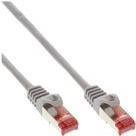 InLine 50er Bulk-Pack Patchkabel Cat.6 S/FTP PiMf Ethernet LAN Kupfer grau 1,5 m - Bild 1