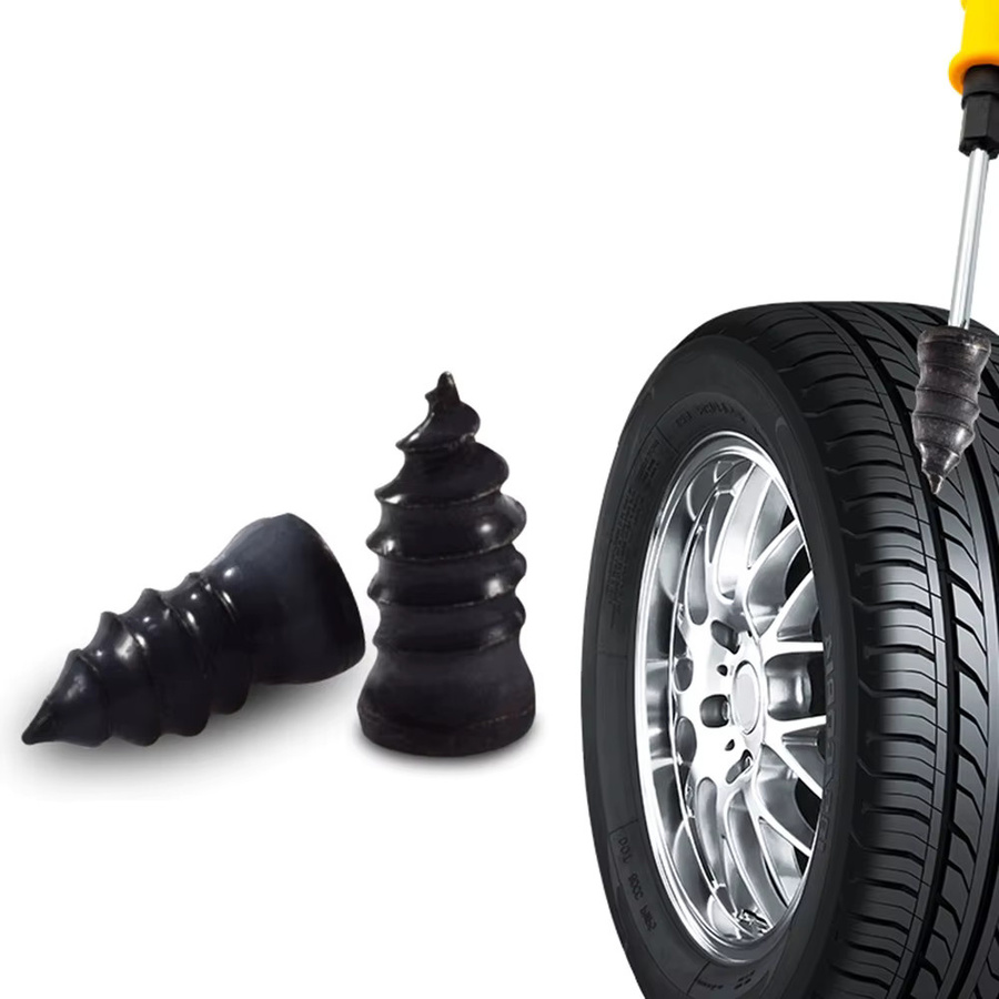 Chap Codie Reifenreparatur-Set in Schwarz mit selbstschneidenden Schrauben für schlauchlose Motorradreifen - Bild 3