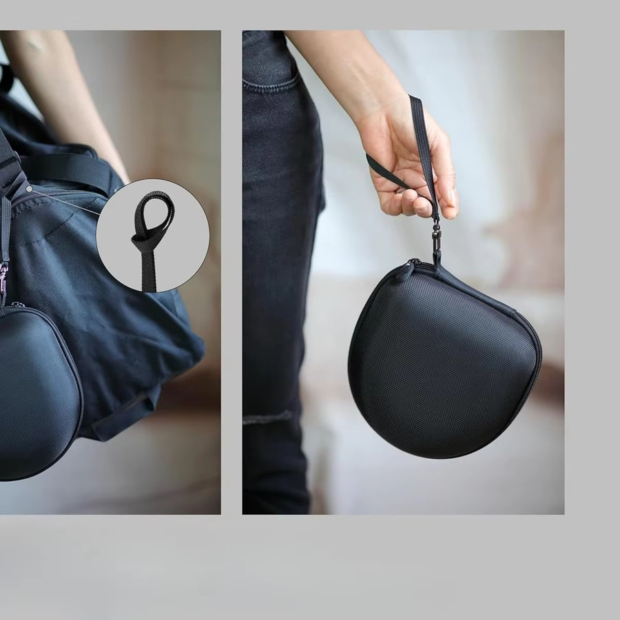 Schutzhülle für Over-Ear-Kopfhörer von Anker in Schwarz, passende Tasche für BERIBES, TOZO, KVIDIO und Beats, mit Geräuschunterdrückung - Bild 5