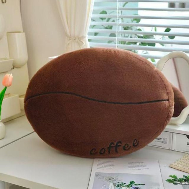 Binchi Fitness Kaffeebohnen-Plüschtier, Plüsch / Textil, 50cm, ab 14 Jahren - Bild 1