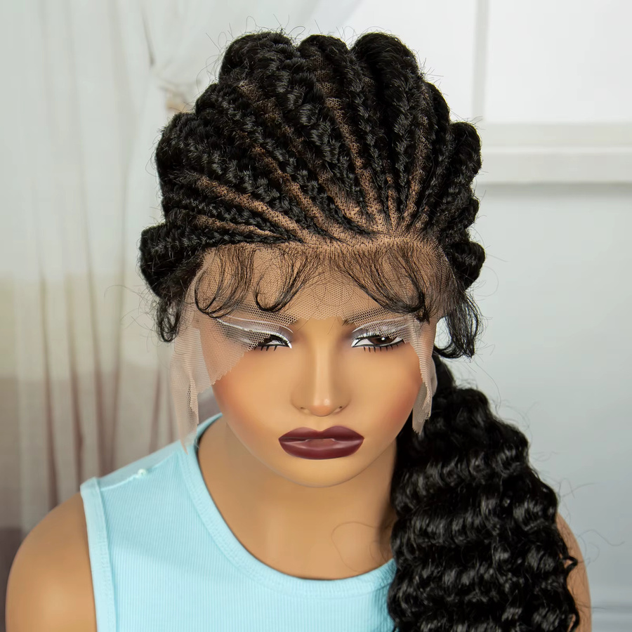 Alice Spring Cornrow Perücke, synthetisch, 30 Zoll, Damen - Bild 2
