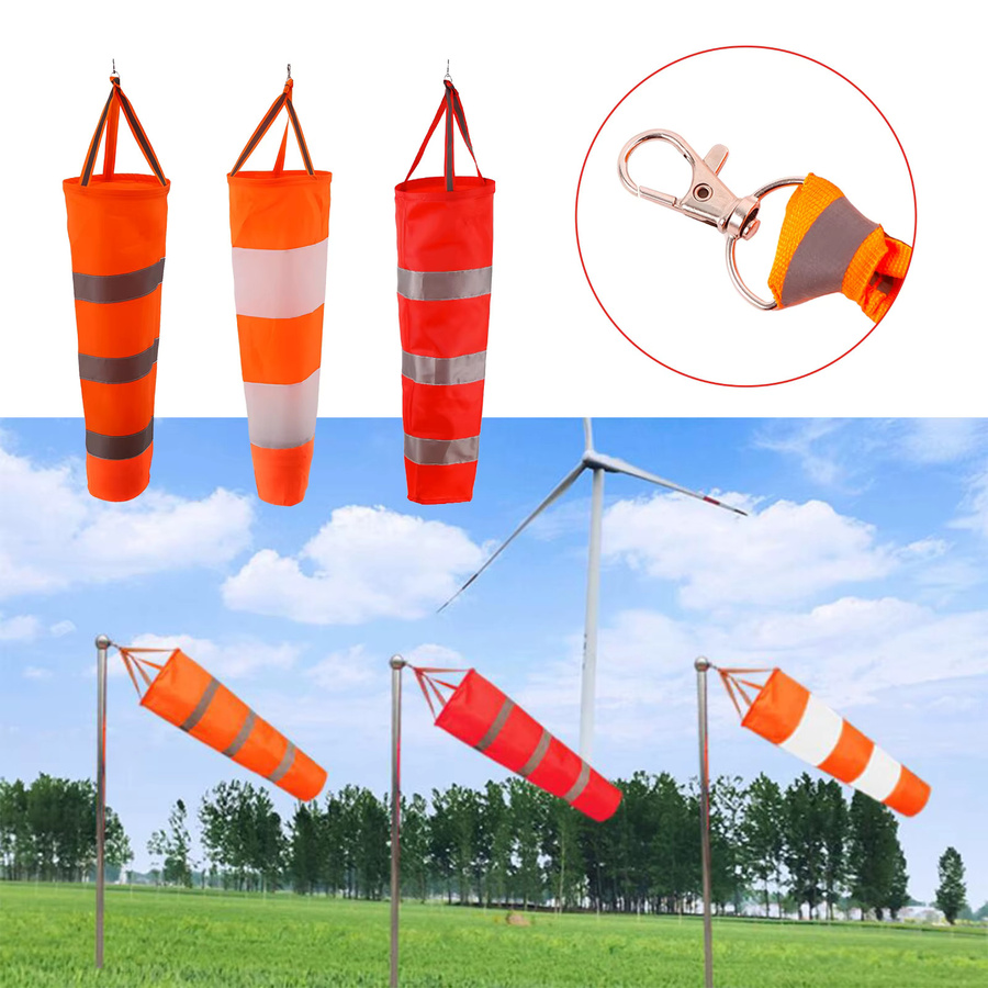 Reflektierender Windsack aus Ripstop-Material zur Wettermessung von Adhere To Fly, Wasserdicht, B/T/H: 60 x 80 x 100 cm - Bild 3