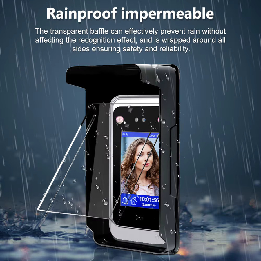 Wetterfeste Asia-Teco Acryl-Gehäuseabdeckung für Zugangskontrolltastaturen im Außenbereich mit IP65 Schutzklasse - Bild 3