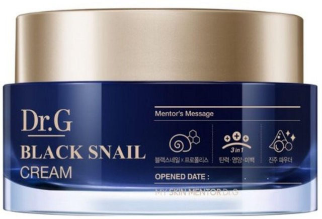 Dr.G Black Snail Cream Gesichtscreme, 50 ml, mit Schneckenschleim-Filtrat - Bild 1