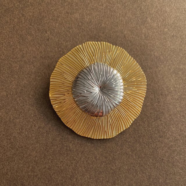 YIRAN Schleifenbrosche Anstecknadel, Goldfarben, Unisex - Bild 1