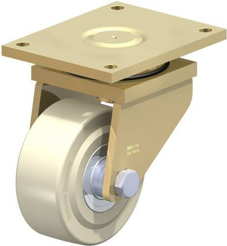 Blickle Lenkrolle LS-GSPO 202K in Beige mit Kunststoffrad und 4500 kg Tragfähigkeit - Bild 1