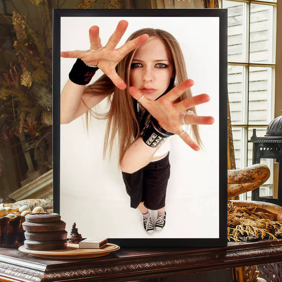 Retro Avril Lavigne Film Aufkleber aus Kraftpapier für dein Zimmer oder Café, Multicolor - Bild 4