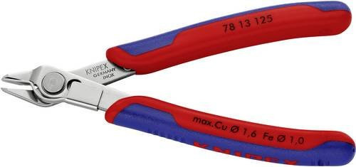 Knipex Electronic Super Knips 78 13 125 Elektronik- und Feinmechanik-Zange mit Mehrkomponenten-Griff 125 mm - Bild 1