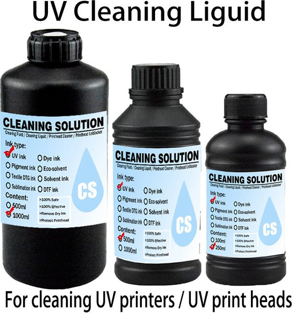 UV-Reinigungsflüssigkeit für Epson Roland Mimaki und Ricoh UV-Drucker zur Reinigung von UV-Druckköpfen und UV-Tinten - Bild 1