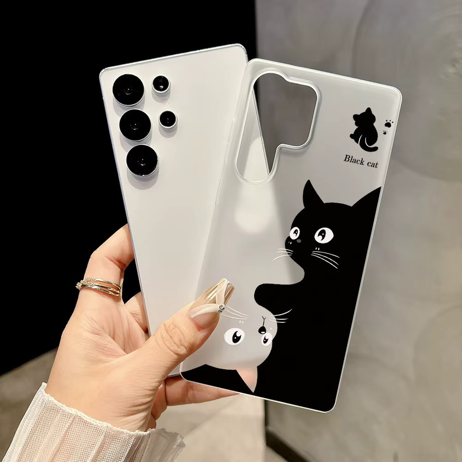 Weiche Katzen Handyhülle von AKABEILA für Samsung Galaxy A56 5G A55 S25 Ultra S24 FE S23 A54 A53 A17 A16 A15 A36 A35 A34 A26 A07 A06 A05s Cover - Bild 3