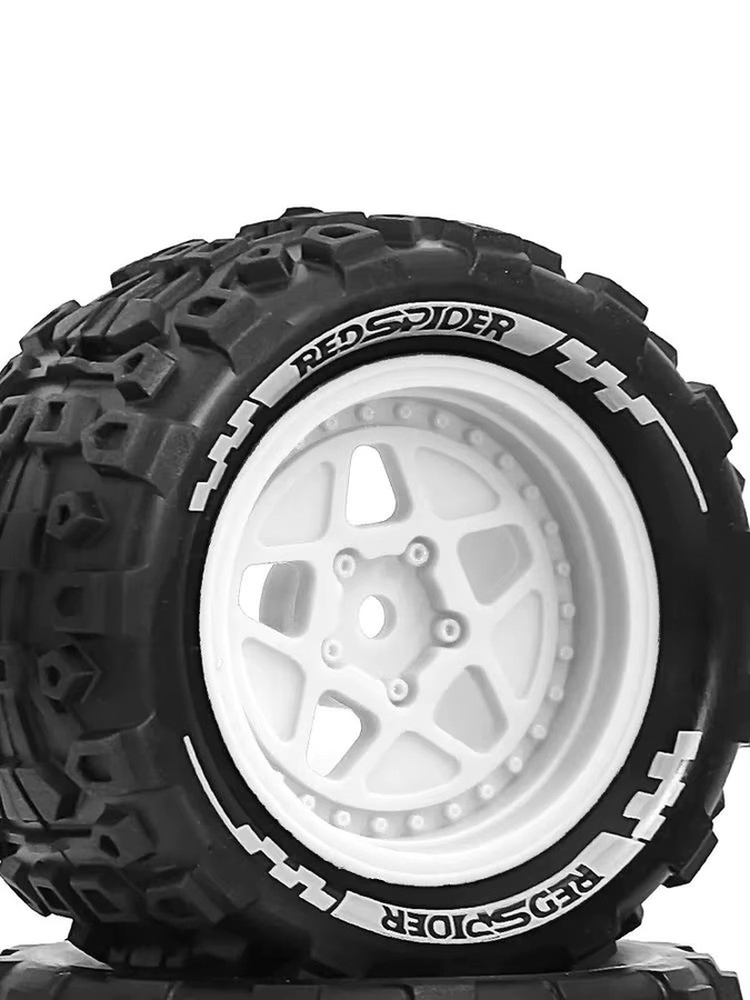 ARRMA 1/18 2S TYPHON GROM ARA2106 Maßstabreifen, Schwarz, Gummi - Bild 5