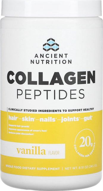 Ancient Nutrition Kollagenpeptide, Vanille, 214,2 g - Bild 1