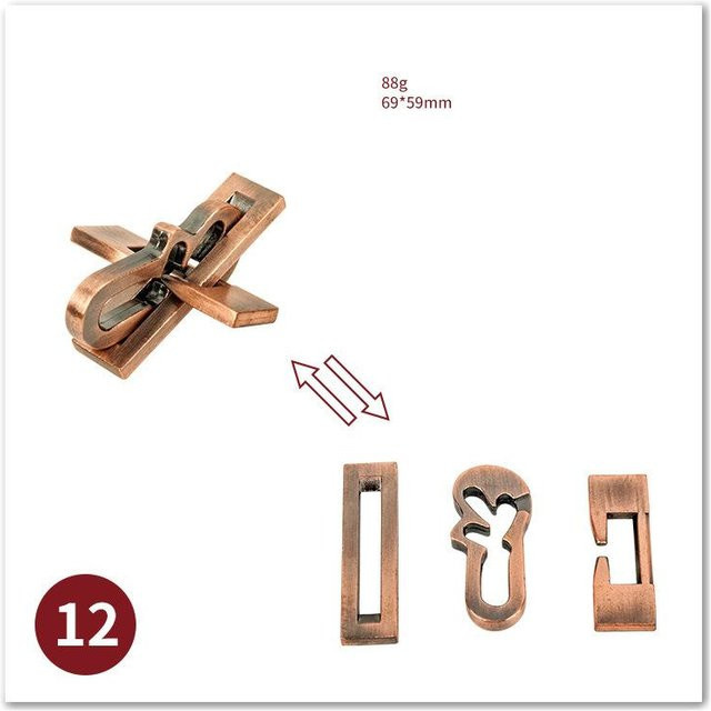 Binchi Keji Travel, Metall-Puzzle, ab 6 Jahren - Bild 1