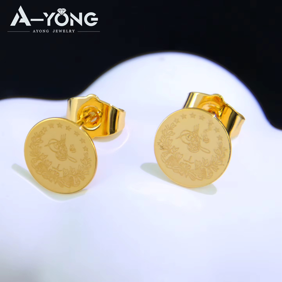 A-YONG AYONG JEWELRY Ohrstecker, 18 Karat vergoldet, Damen - Bild 2