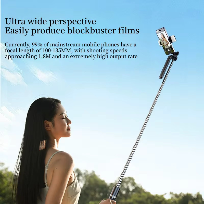 Multifunktionales Selfie-Stick-Stativ mit 360-Grad-Drehung für universelle Handy-Fotografie und Livestreaming - Bild 5