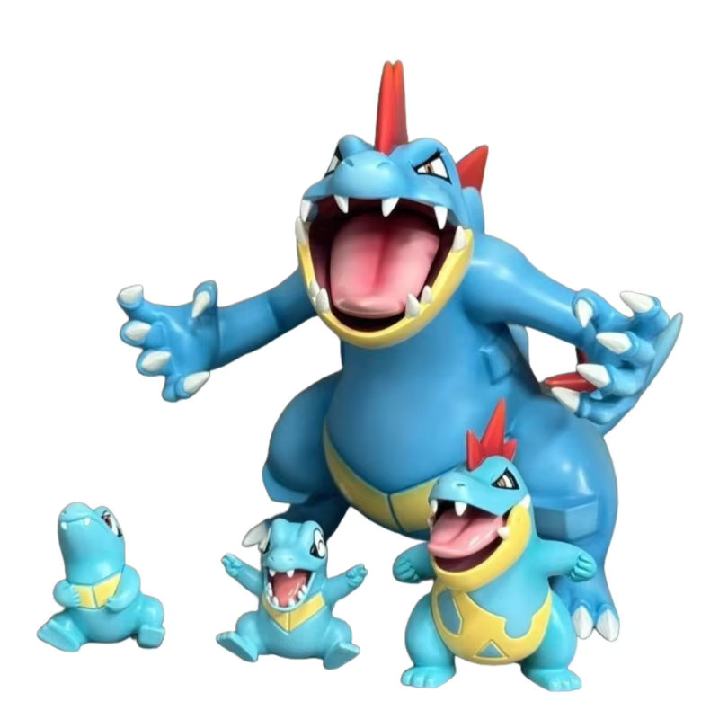 Bandai Pokémon Mon Totodile Croconaw Feraligatr Action Figure, Modell Spielzeug - Bild 3