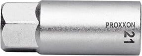 Proxxon Zündkerzen-Einsatz 1/2 Zoll in Silber aus Chrom-Vanadium mit 16 mm - Bild 1