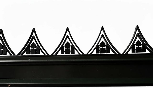 Halls Dachfirstverzierung Icon 6 in Schwarz mit 6,1 m² - Bild 1