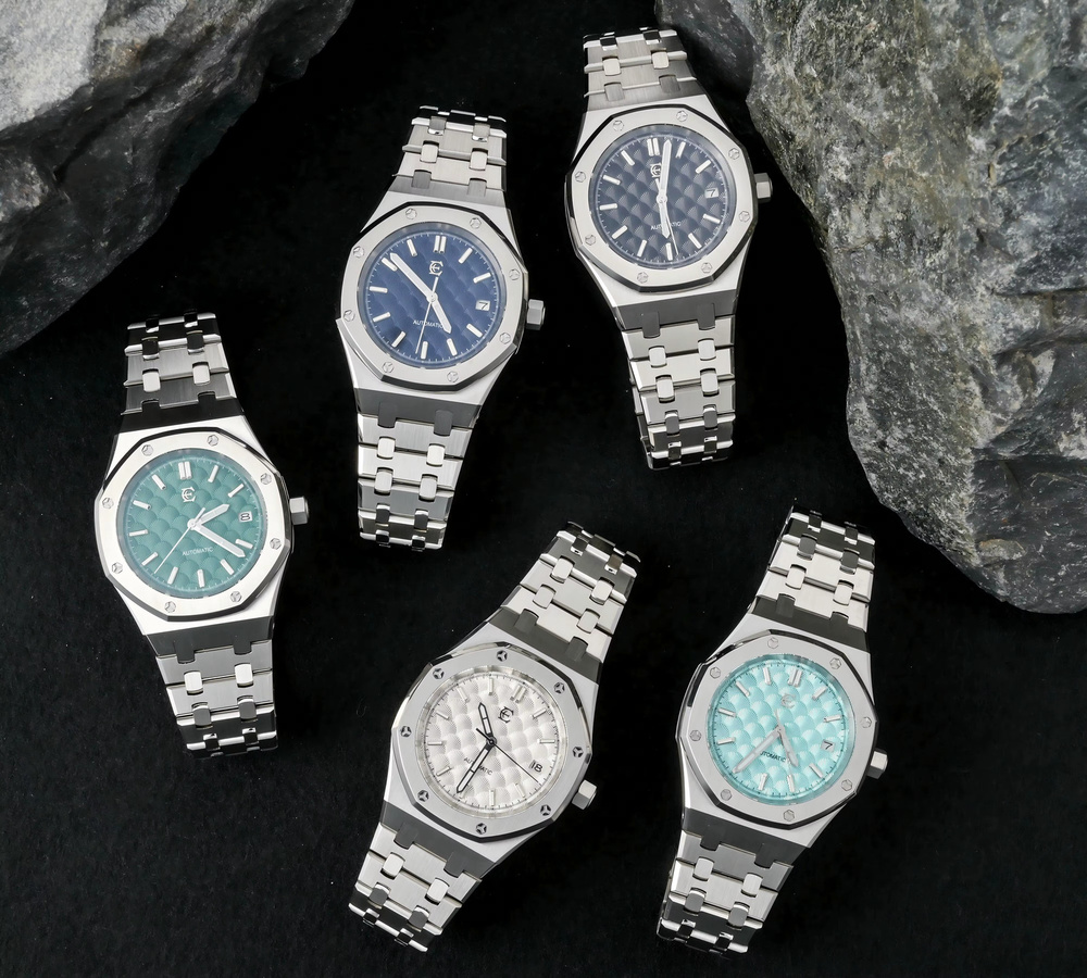 ENITON Armbanduhr, Automatik, Edelstahl, Himmelblau, Unisex - Bild 2