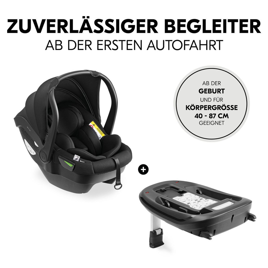 Hauck Buggy Move N Care 3in1 Travel Set mit XXL Zubehörset inkl. Kindersitz, Isofix-Basis und Adaptern in Dark Grey - Bild 2