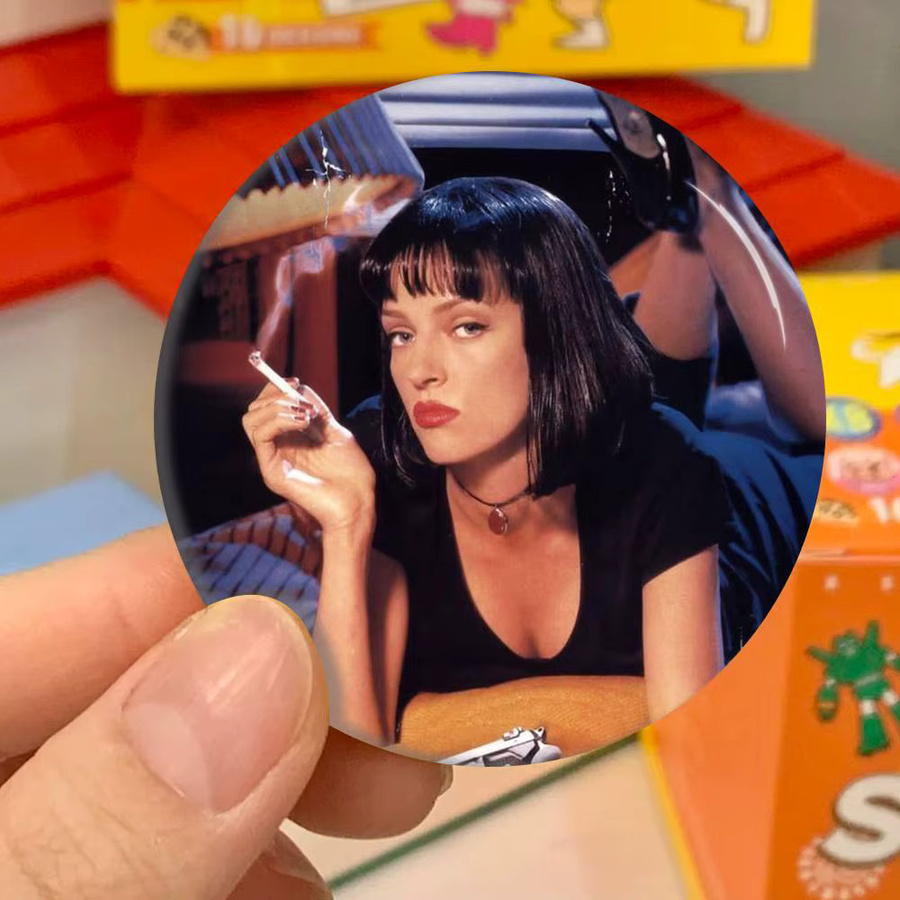 Brosche Pulp Fiction, Cartoon Abzeichen - Bild 3