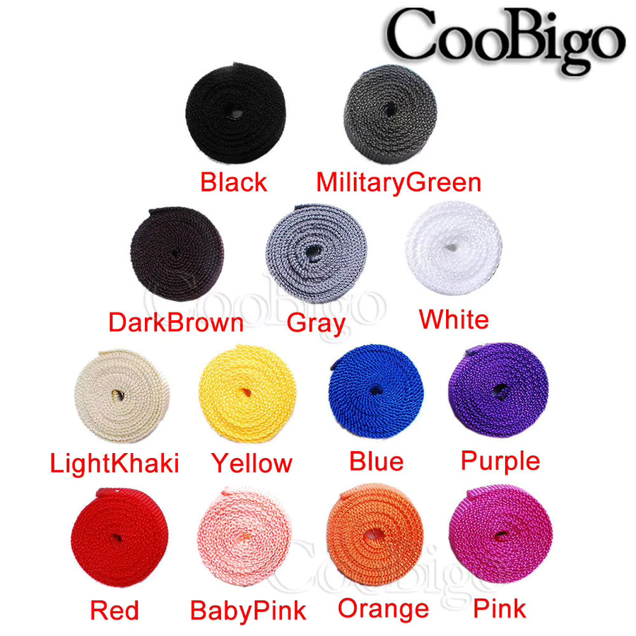 CooBigo Polypropylen-Gurtband aus Stoff in Bunt, 10 mm Breite, DIY-Bastelzubehör zum Nähen von Taschen, Rucksäcken und Schleifen - Bild 2