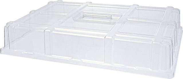 Schneider Abdeckhaube aus PET in Transparent, Rechteckig, B/T/H: 42,5 x 62 x 10,5 cm - Bild 1