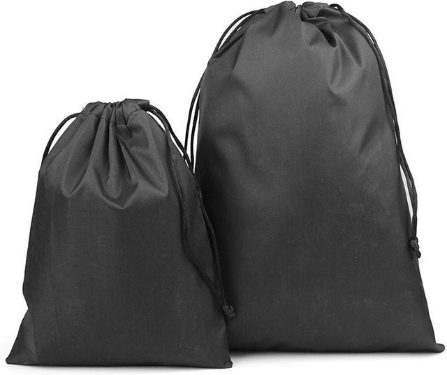 Staubschutzbeutel aus Nylon mit Kordelzug in Schwarz, Organizer-Beutel für die Aufbewahrung, B/H: 30,0 x 20,0 cm - Bild 1