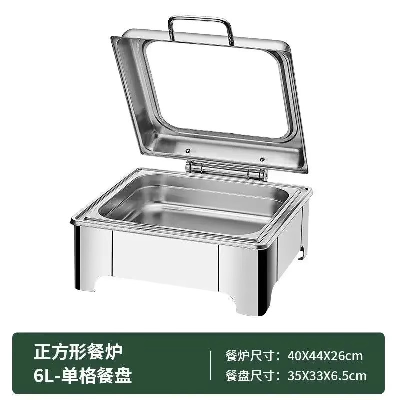 HAOYUNMA Buffet-Isolierofen aus Edelstahl in Silber mit elektrischer Heizung für Hotels und Kantinen - Bild 6