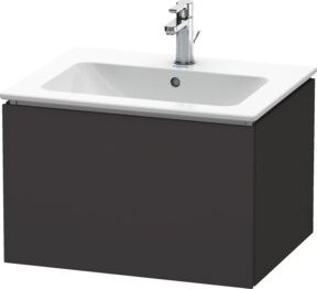 Duravit L-Cube Waschtischunterschrank wandhängend, Grau matt, B/T/H: 62 x 48,1 x 40 cm - Bild 1