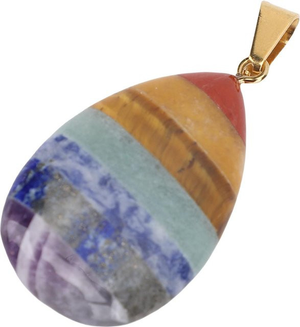 GoolRC Anhänger Wassertropfenform, Bunt, Gold, Unisex - Bild 1