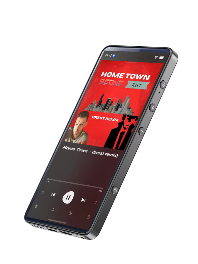 Famue BF88 MP3-Player mit 5,2 Zoll Android-Bildschirm, Octa-Core MT6769, 6 GB RAM, 64 GB Speicher, WiFi und Bluetooth 5.0 in Schwarz - Bild 5