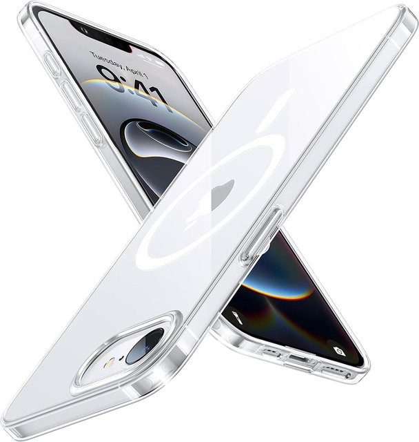Torras MagSafe Hülle OriginFit für Apple iPhone 17e und iPhone 16e, Transparent - Bild 1