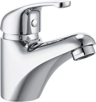 WELLWATER Küchenarmatur Cosenza in Chrom und Silber aus Messing, Höhe: 44,5 cm, Tiefe: 21,0 cm, Breite: 13,0 cm - Bild 1