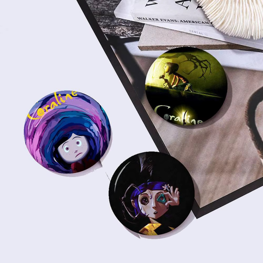 Brosche Gnarpy auf einem Skateboard, Multicolor, Textil - Bild 3