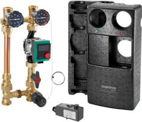 Oventrop Anbindsystem Regumat F-180 DN 25 mit Grundfos-Pumpe ALPHA2 25-60 - Bild 1