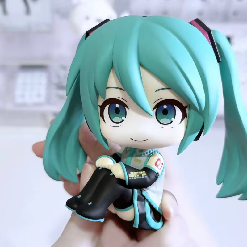 Bandai Hatsune Miku Q-Version Figur, Sitzende Puppe, 8cm - Bild 3