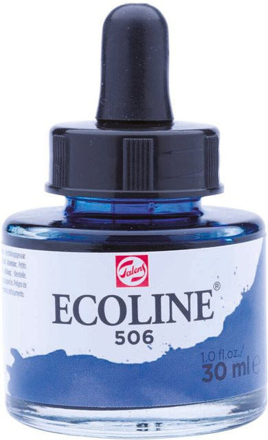 ECOLINE Flüssige Wasserfarbe Ultramarin dunkel 30 ml - Bild 1