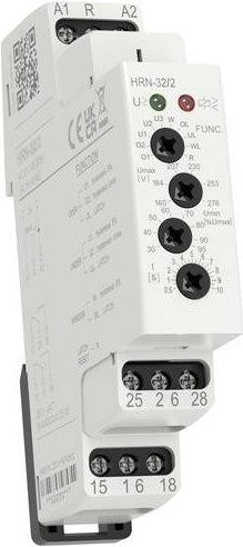 Rose LM Überwachungsrelais HRN-32/2 in Weiß, 48 - 276 V/AC und V/DC, 1 Wechsler - Bild 1